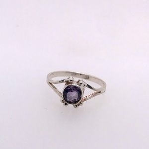 Sterling Silver Amythest Ring